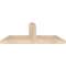 Ekena Millwork Portland Smooth Timber Gable Bracket, Douglas Fir, 48"W x 20"H x 3 1/2"D x 5 1/2"F, 10/12 Pitch GBW048X20X0406POR00SDF - alternate 5